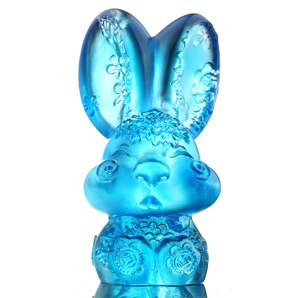 Crystal Zodiac, Animal, Bunny, Year of the Rabbit, Darling - LIULI Crystal Art