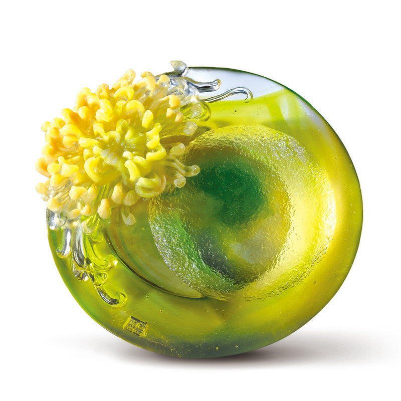 Crystal Flower, Flower of the Month, Chrysanthemum-September - LIULI Crystal Art