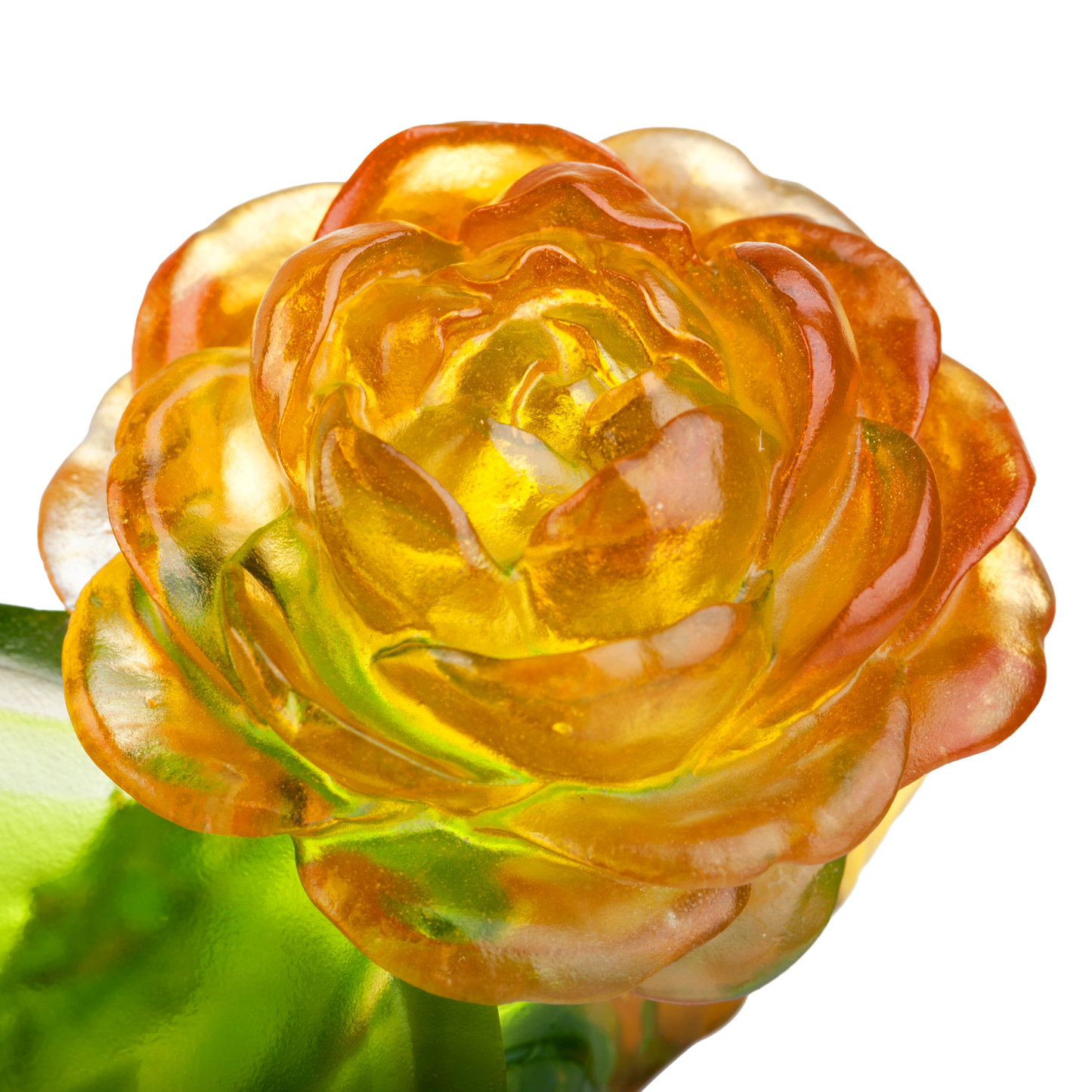 Crystal Flower, Camellia Bloom, Destined Harmony - LIULI Crystal Art