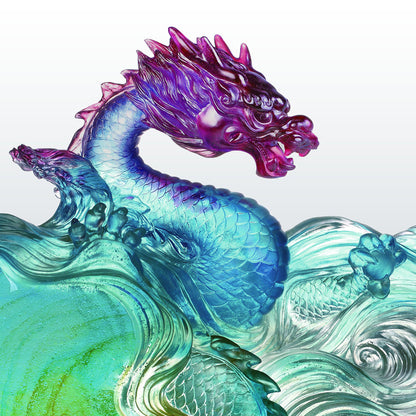 Celestial Dragon (Encouragement) - Dragon of Evolution - LIULI Crystal Art