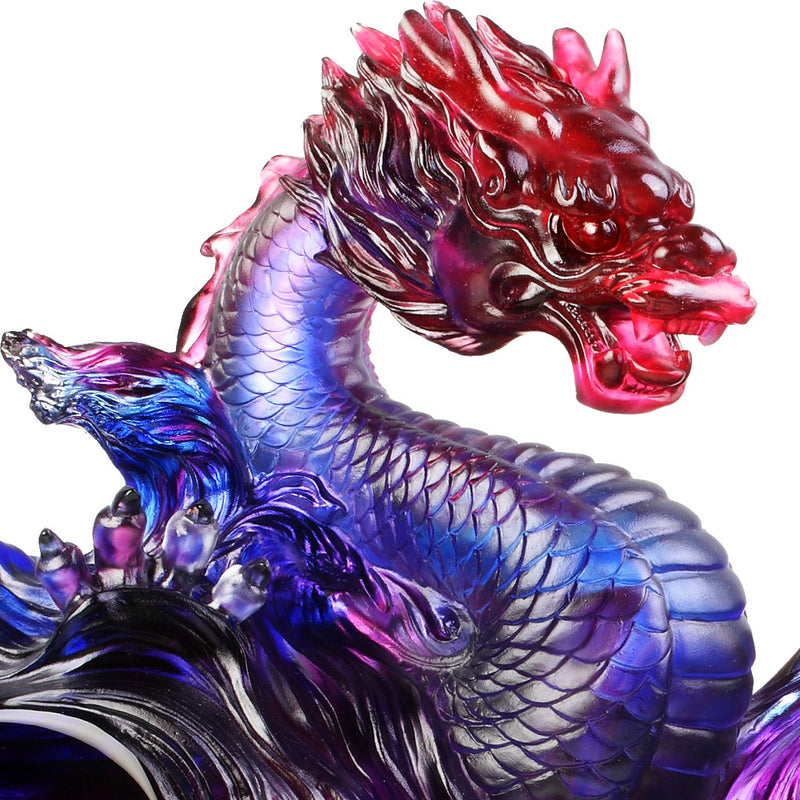 Celestial Dragon (Encouragement) - Dragon of Evolution - LIULI Crystal Art
