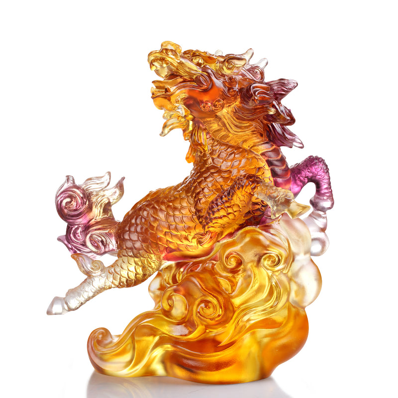 LIULI Crystal Art, Qilin, The Benevolent Qilin - LIULI Crystal Art