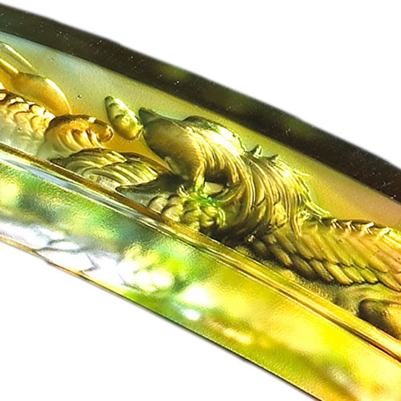 Crystal Ruyi, Fengshui, Two Hearts As One: The Dragon, The Phoenix - LIULI Crystal Art