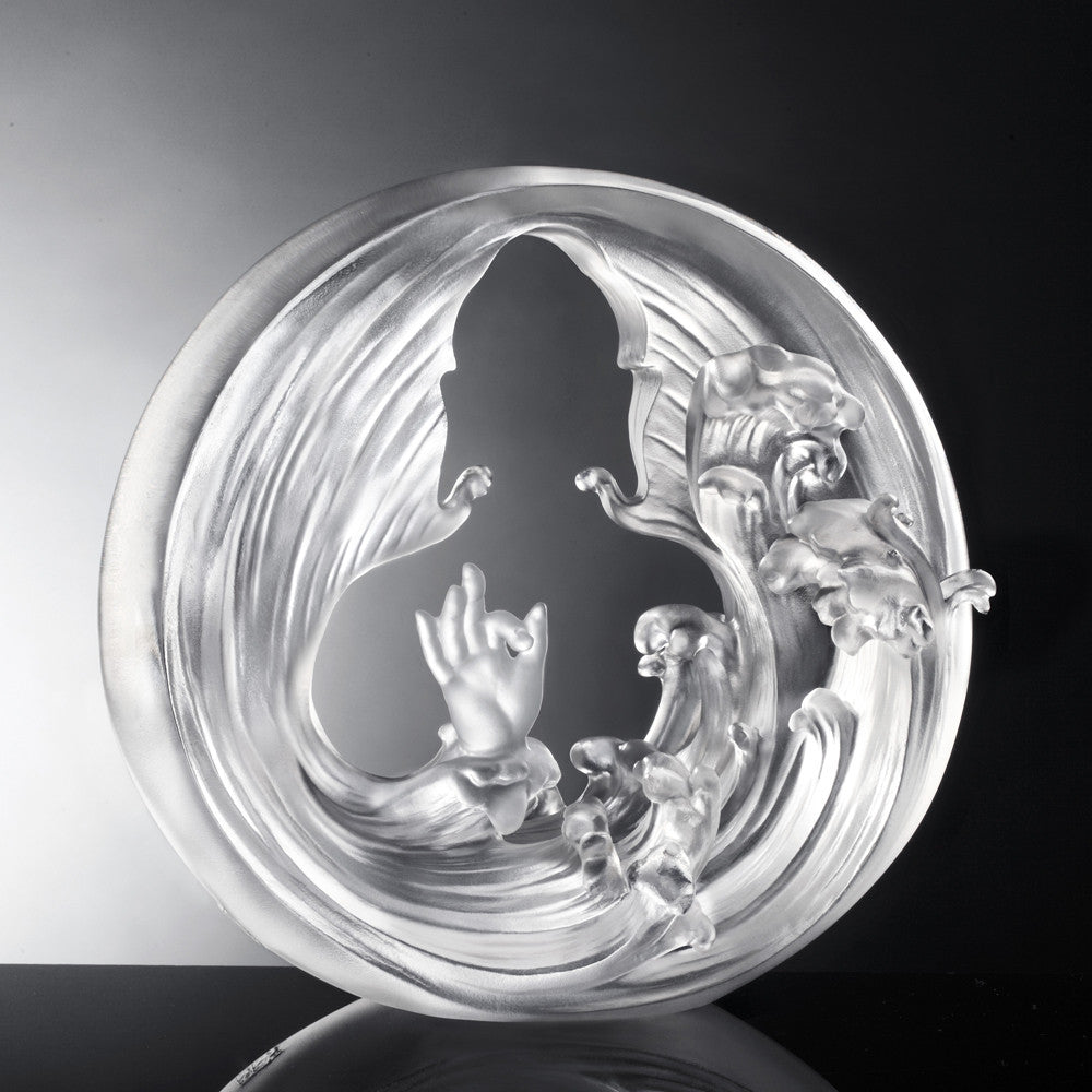 Crystal Buddha, Sakyamuni, Only Love, Only Concern-My Heart of Clarity - LIULI Crystal Art
