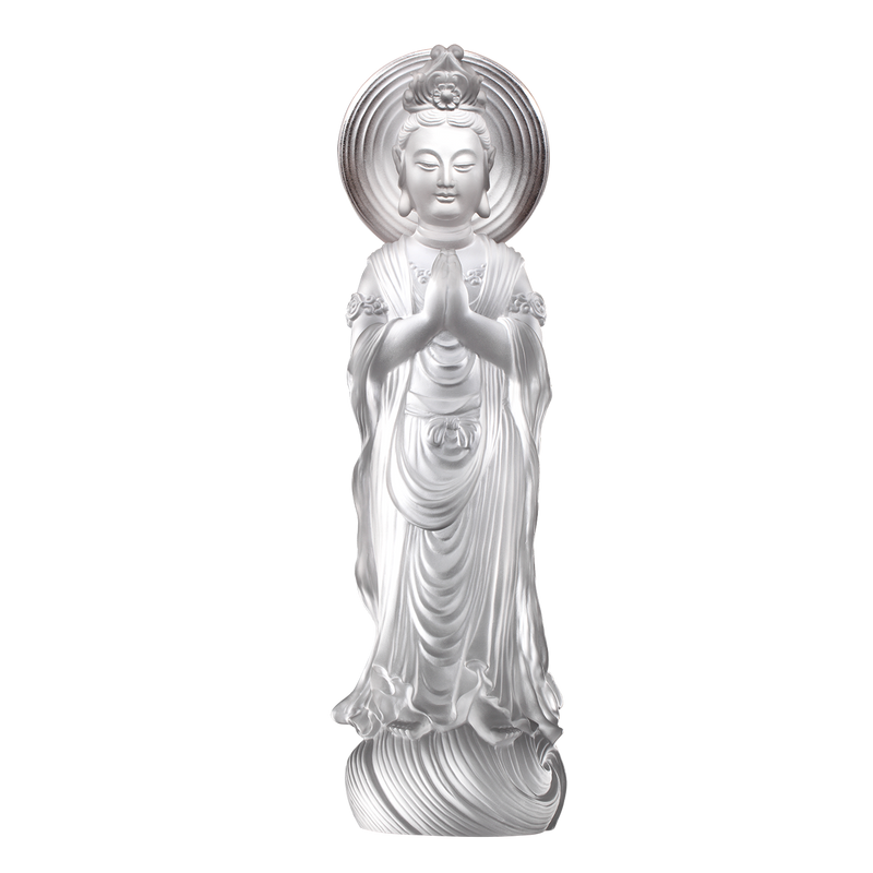 Crystal Buddha, Hechang Guanyin, Wish (Special Edition) - LIULI Crystal Art
