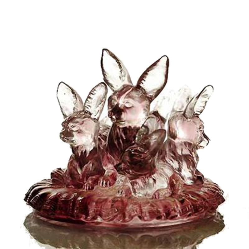 Fox Figurine (Home Sweet Home) - Homeward Bound - LIULI Crystal Art