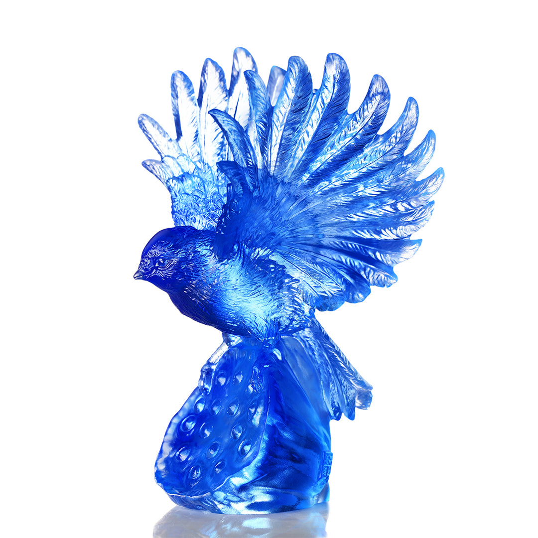 Aligned with the Light, I Soar, Blue Bird Figurine