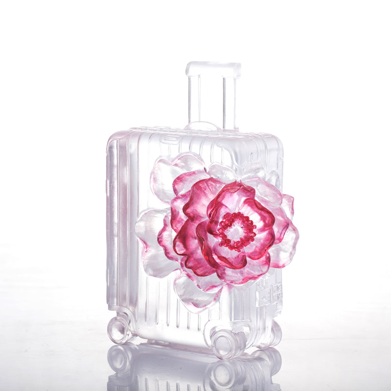 LIULI Crystal Flower Packed with Confidence