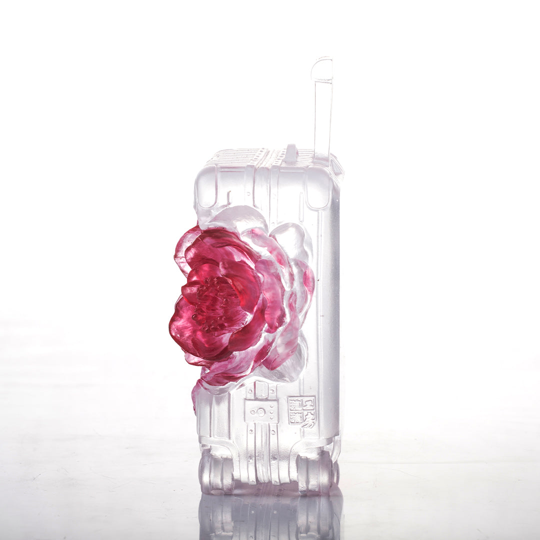 LIULI Crystal Flower Packed with Confidence