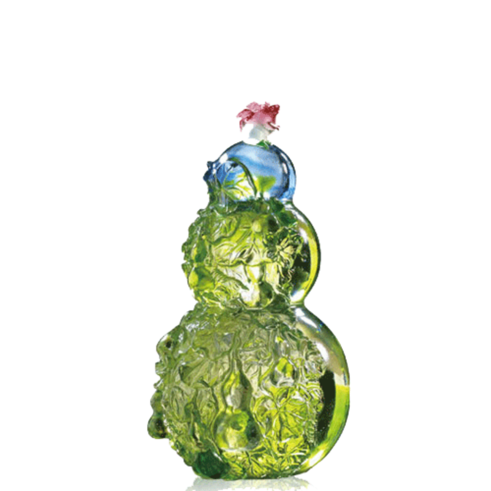 Crystal Mice, Mouse, Year of the Rat, Fengshui Hulu, Flying High with Ease - LIULI Crystal Art
