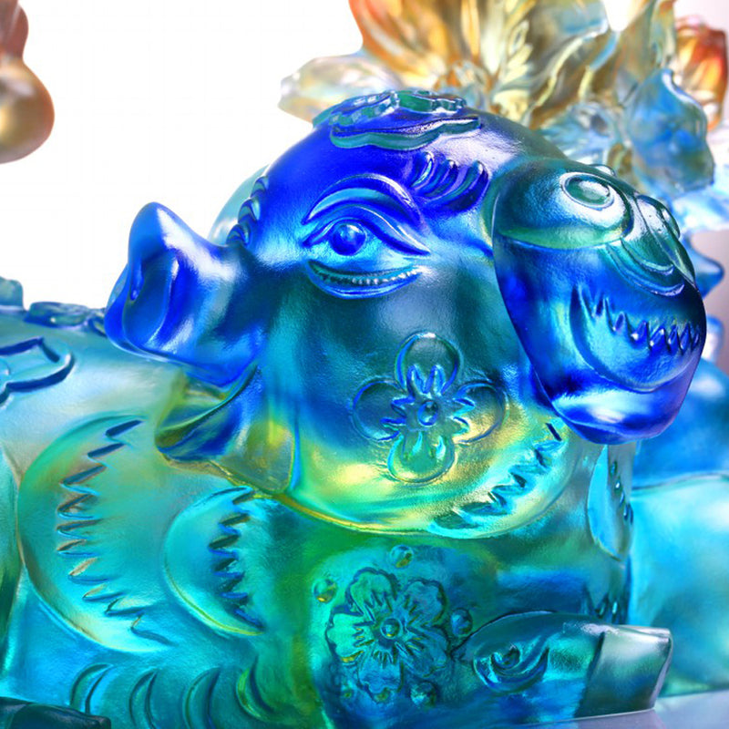 Crystal Animal, Pig and Butterfly, Fulfillment - LIULI Crystal Art