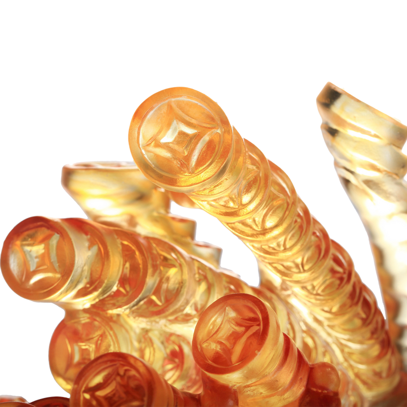 Crystal Animal, Mice, Mouse, Year of the Rat, Happiness Now and Forevermore - LIULI Crystal Art