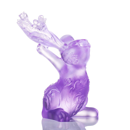 LIULI Crystal Year of the Rabbit Spring Breeze, Felicitous