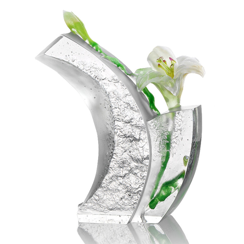 Crystal Flower, Lily, Taiwan Lily - LIULI Crystal Art