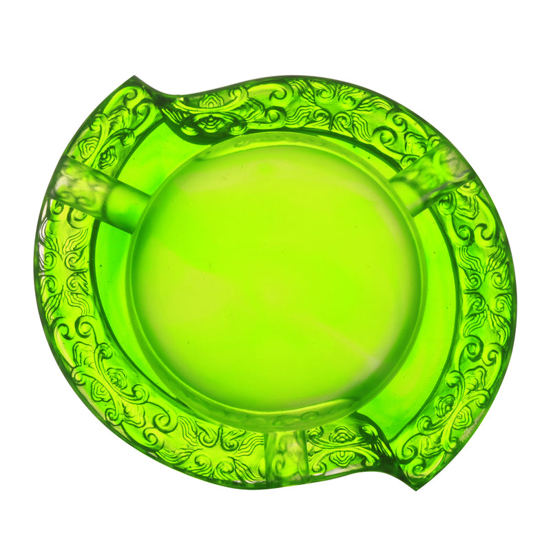 Smoke Plume Dance (Ashtray for Cigar) - LIULI Crystal Art