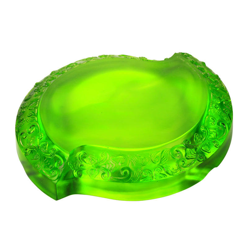 Smoke Plume Dance (Ashtray for Cigar) - LIULI Crystal Art