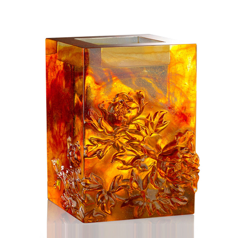 '-- DELETE -- Crystal Candle Holder, Votive Candleholder, Heavenly Splendor (Medium) - LIULI Crystal Art
