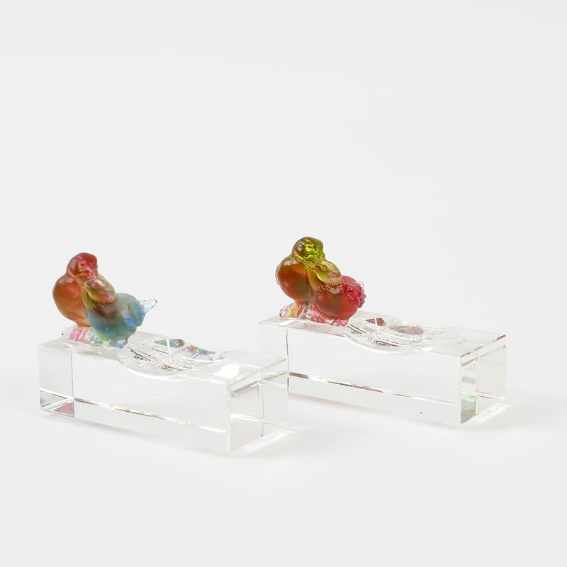 Murmurings of Secrets - Chopsticks Stand (Set of 2) - LIULI Crystal Art