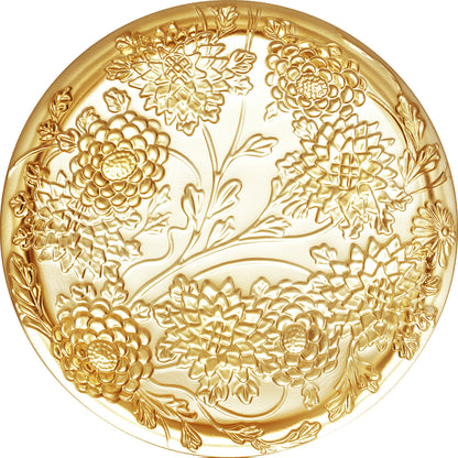 Crystal Jewelry Box, Chrysanthemum, Lunar Treasure Chest (Large) - LIULI Crystal Art