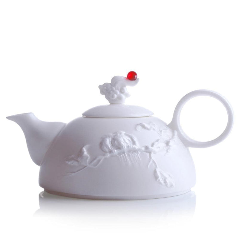 Bone China Tea and Coffee Set (1 Tea Pot & 4 Cups) - Autumn Mountain