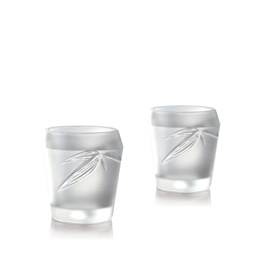 Crystal Shot Glass, Sake Glass, Ascent (Set of 2) - LIULI Crystal Art