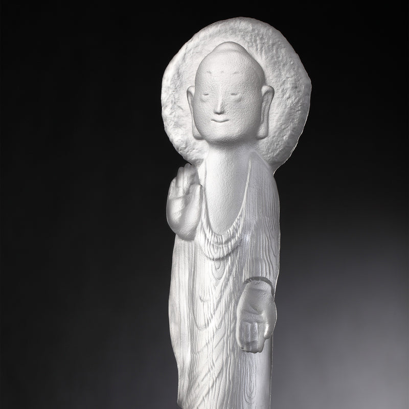 Crystal Buddha, Free Mind Out of Humility - LIULI Crystal Art