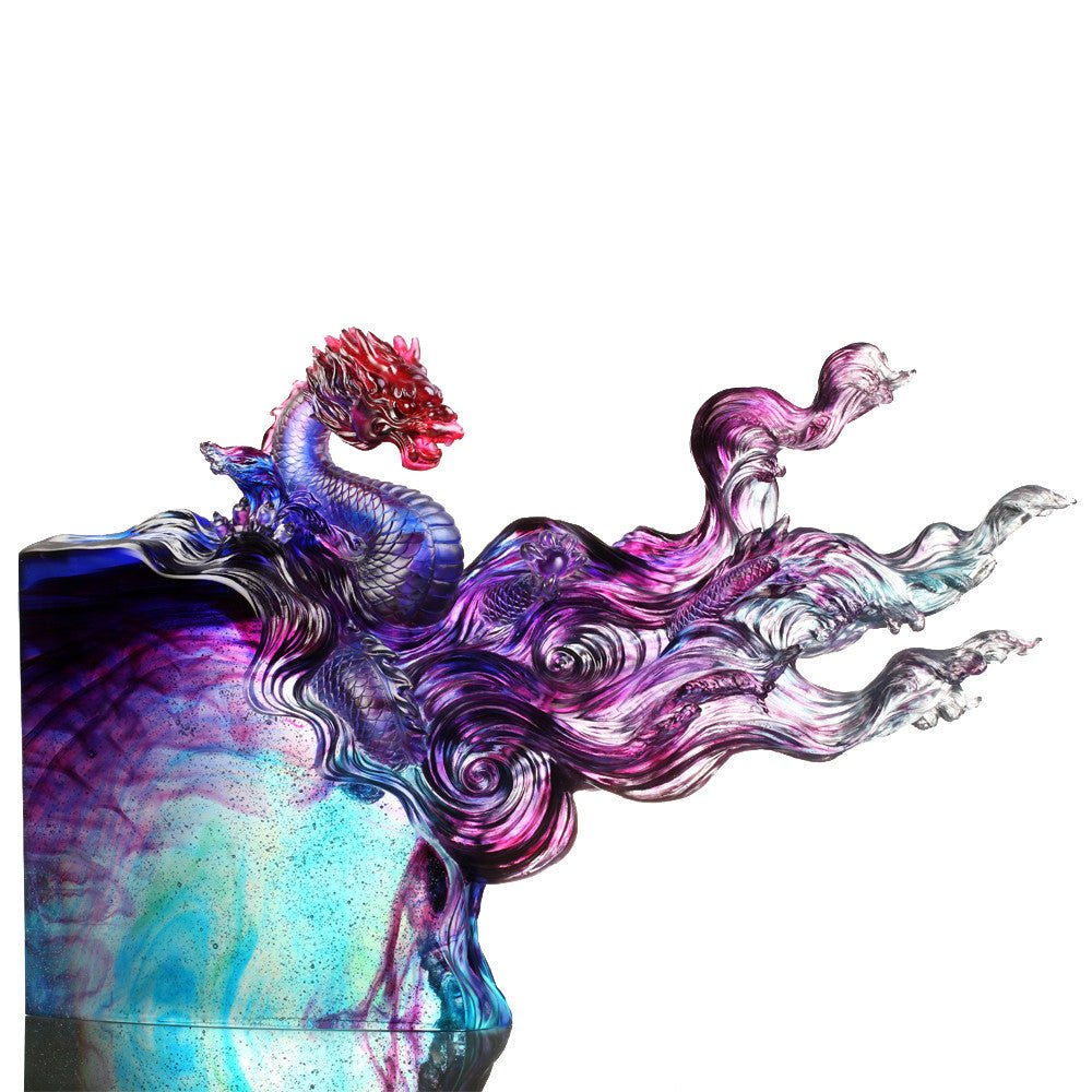 Celestial Dragon (Encouragement) - Dragon of Evolution - LIULI Crystal Art