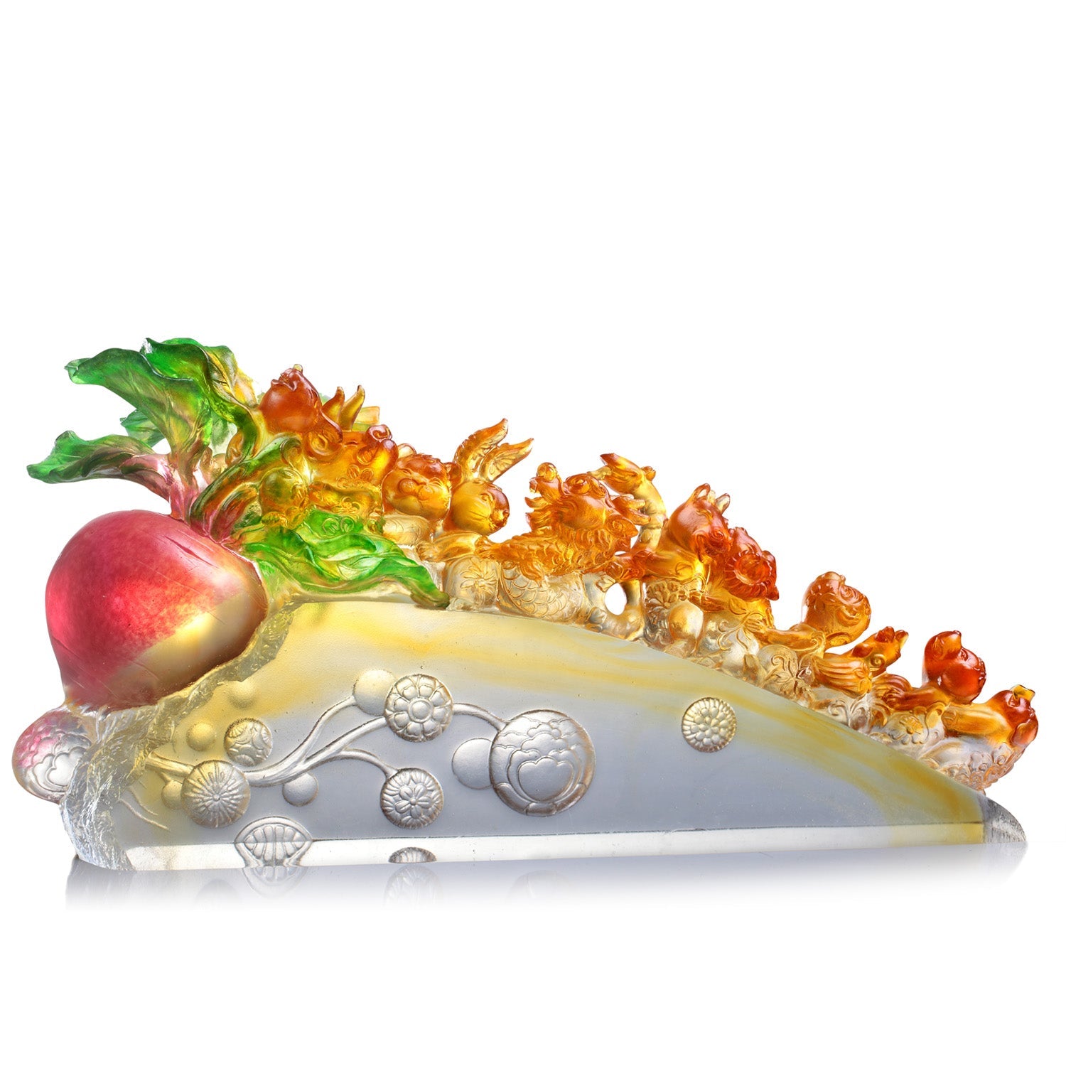 Crystal Animal, Chinese Zodiac, Indomitable Hearts (Original: $1,980 | LIULI VIP Special: $1,480) - LIULI Crystal Art
