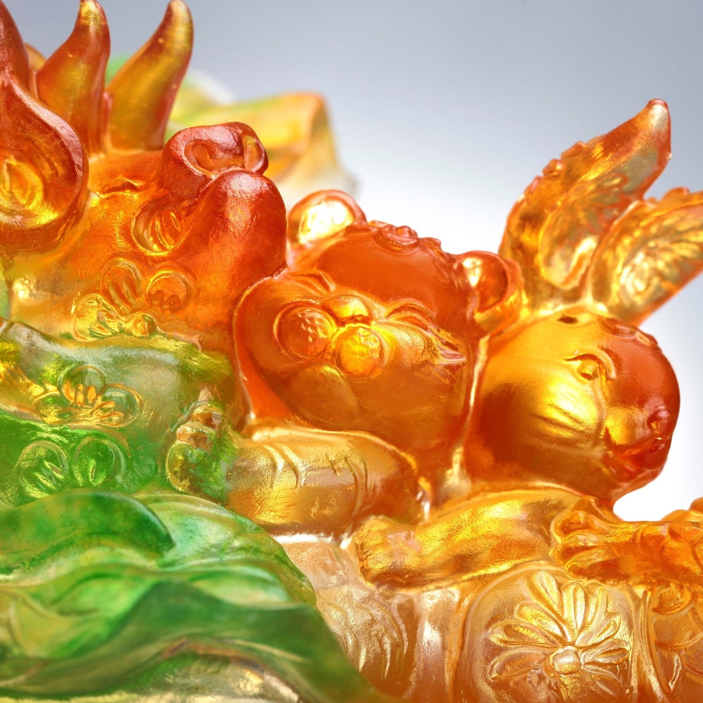 Crystal Animal, Chinese Zodiac, Indomitable Hearts (Original: $1,980 | LIULI VIP Special: $1,480) - LIULI Crystal Art