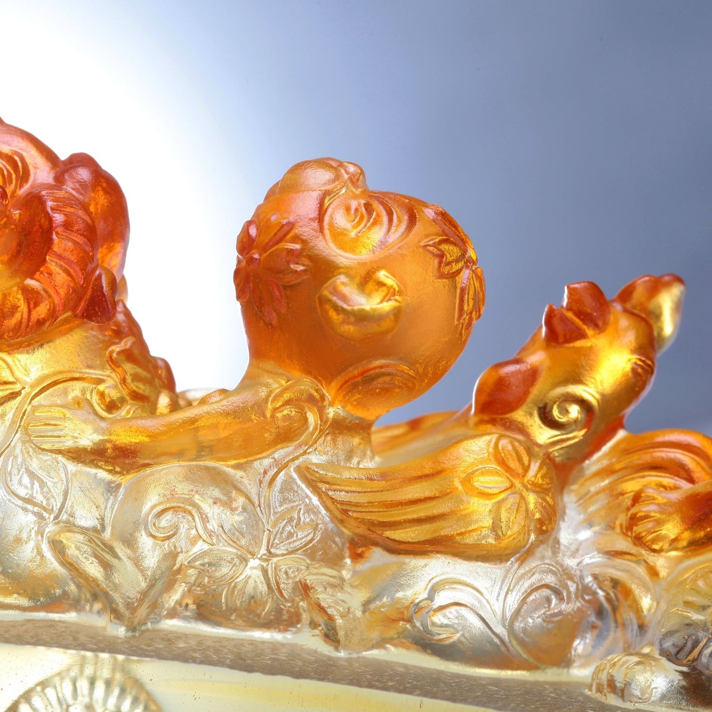 Crystal Animal, Chinese Zodiac, Indomitable Hearts (Original: $1,980 | LIULI VIP Special: $1,480) - LIULI Crystal Art