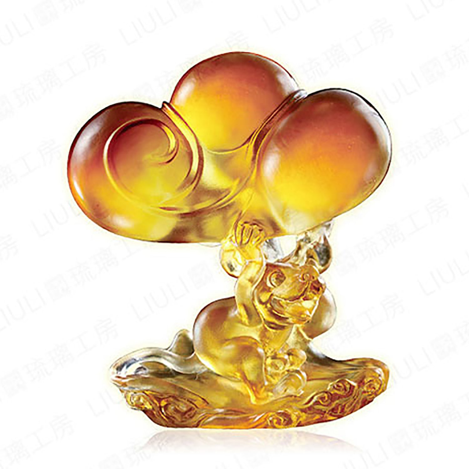 Crystal Animal, Mice, Mouse, Year of the Rat, Luck My Way - LIULI Crystal Art