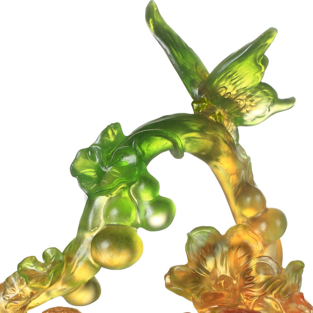 Crystal Animal, Pig and Butterfly, Fulfillment - LIULI Crystal Art