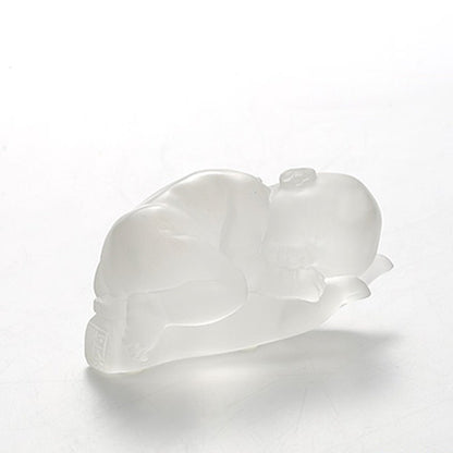 Crystal Baby Doll Figurine, A Great Wish (Special Edition) - LIULI Crystal Art