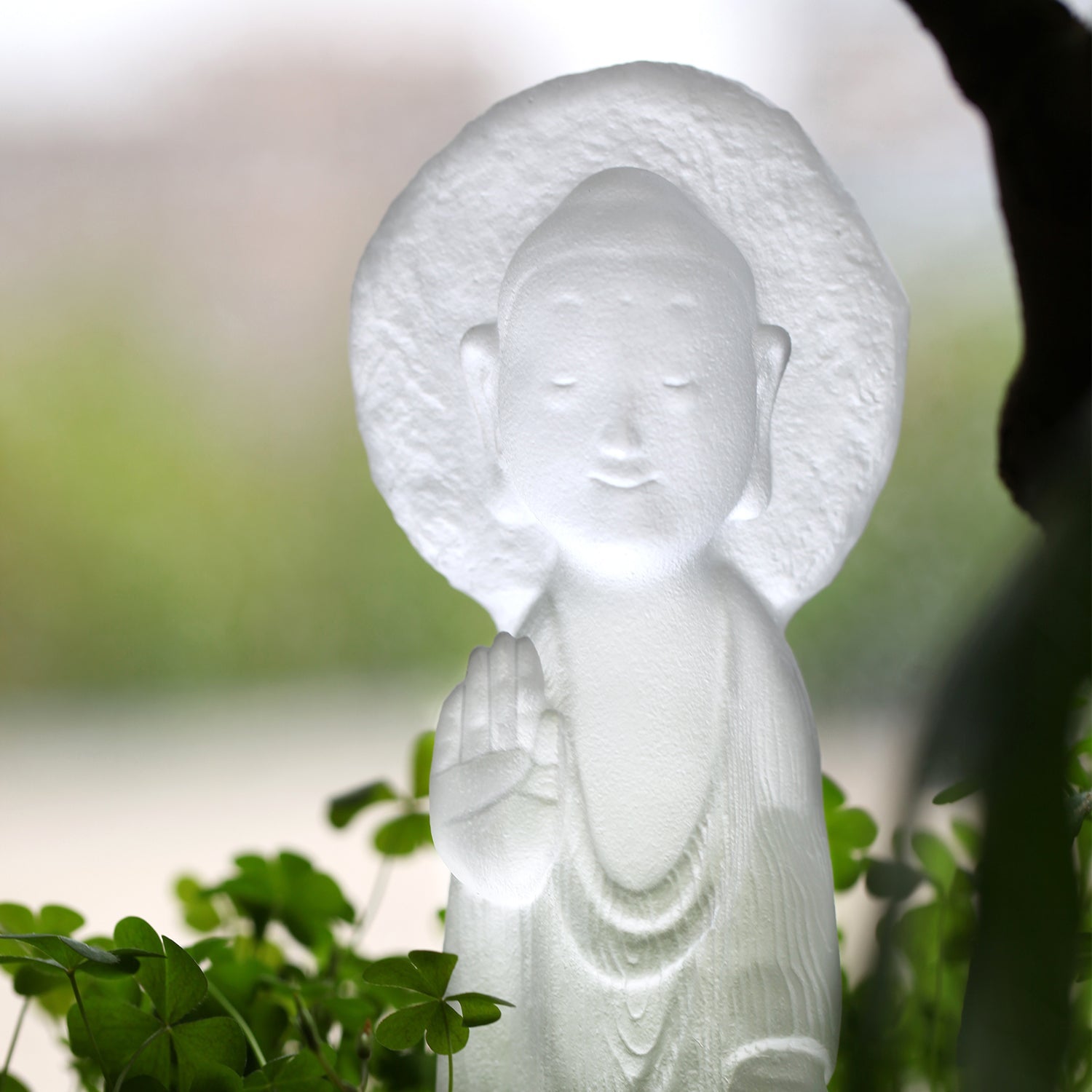 Crystal Buddha, Free Mind Out of Humility - LIULI Crystal Art