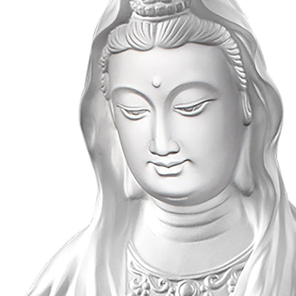Crystal Buddha, Guanyin, Light Exists Because of Love-Rain of Truth, a Compassionate Heart - LIULI Crystal Art