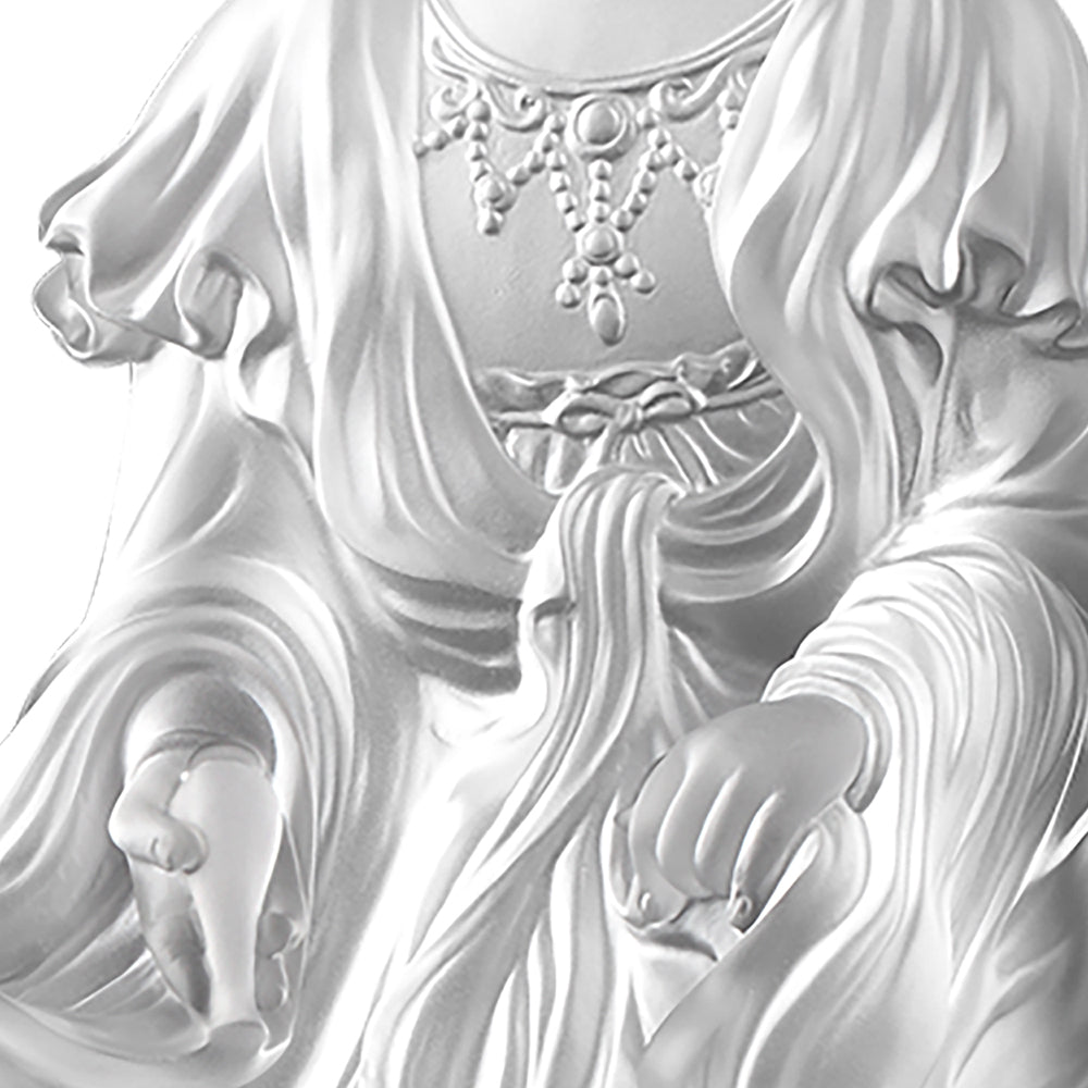 Crystal Buddha, Guanyin, Light Exists Because of Love-Rain of Truth, a Compassionate Heart - LIULI Crystal Art