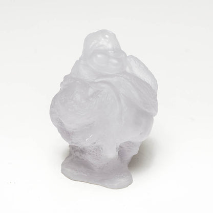 Crystal Buddha, Matreiya, Belly Buddha, Happy Buddha, Great Joy-All Encompassing - LIULI Crystal Art