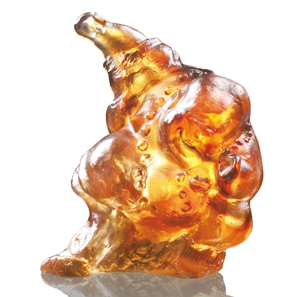 Crystal Buddha, Matreiya, Belly Buddha, Happy Buddha, Great Joy-Of Altruism - LIULI Crystal Art