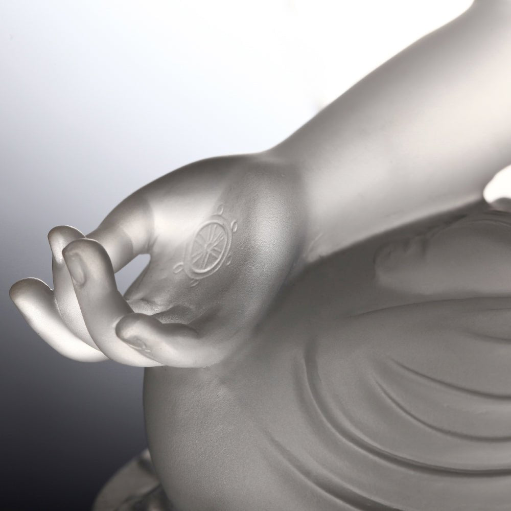 Crystal Buddha, Medicine Buddha, Wishes for Sentient Beings - LIULI Crystal Art