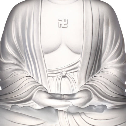 Crystal Buddha, Shakyamuni Buddha, Present Mindfulness - LIULI Crystal Art