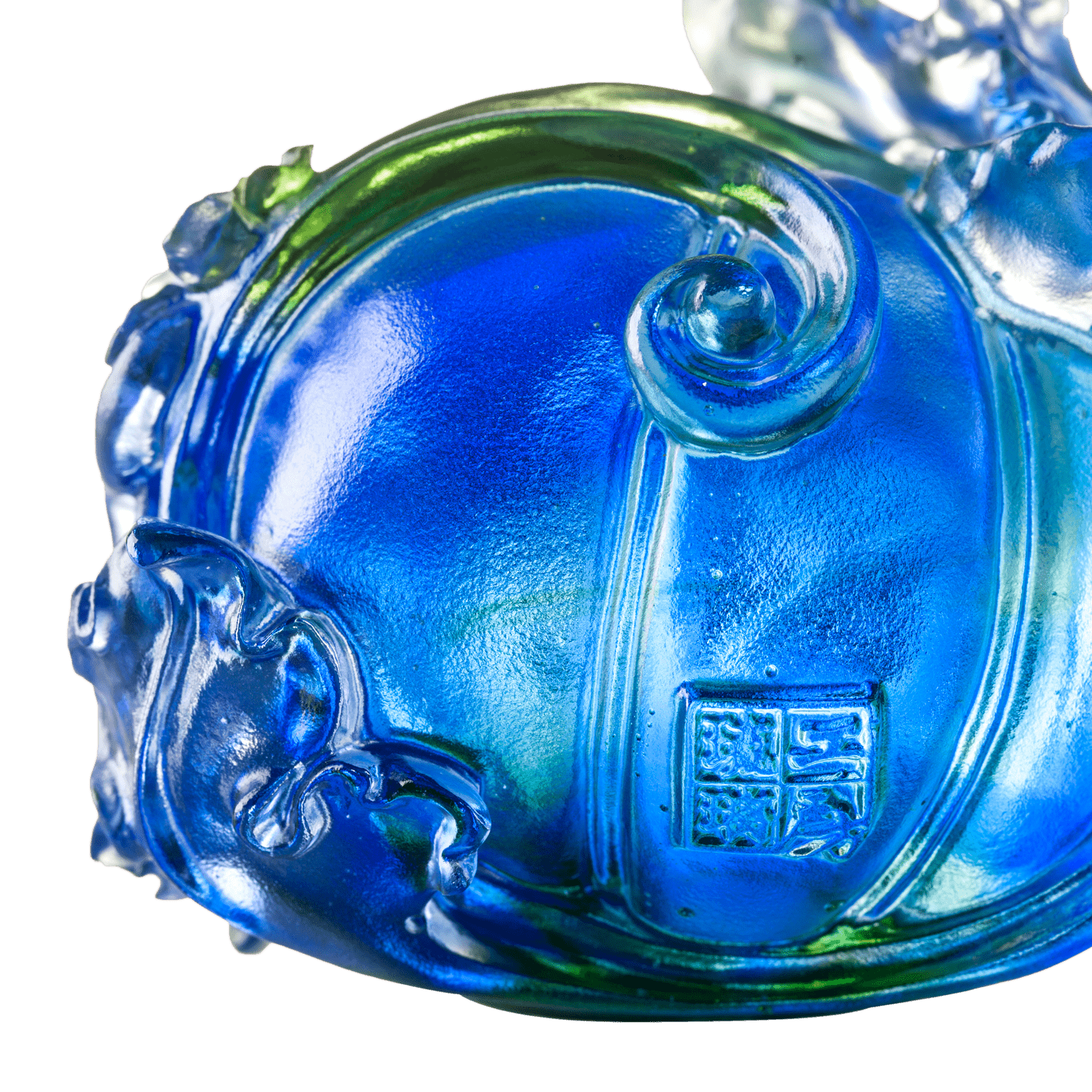 '-- DELETE -- Crystal Butterfly, Paperweight, Fruits of Prosperity - LIULI Crystal Art