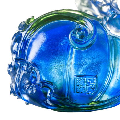 '-- DELETE -- Crystal Butterfly, Paperweight, Fruits of Prosperity - LIULI Crystal Art