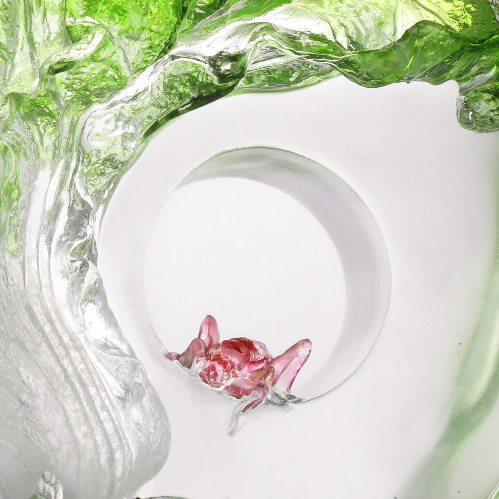 Crystal Cabbage, Kitchen Decor, Great Luck, Great Yield - LIULI Crystal Art