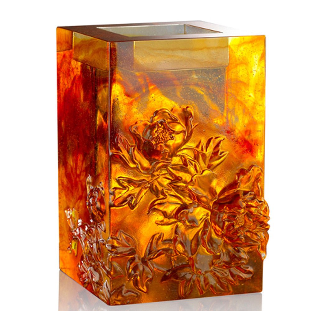 Crystal Candle Holder, Votive Candleholder, Heavenly Splendor (Large) - LIULI Crystal Art