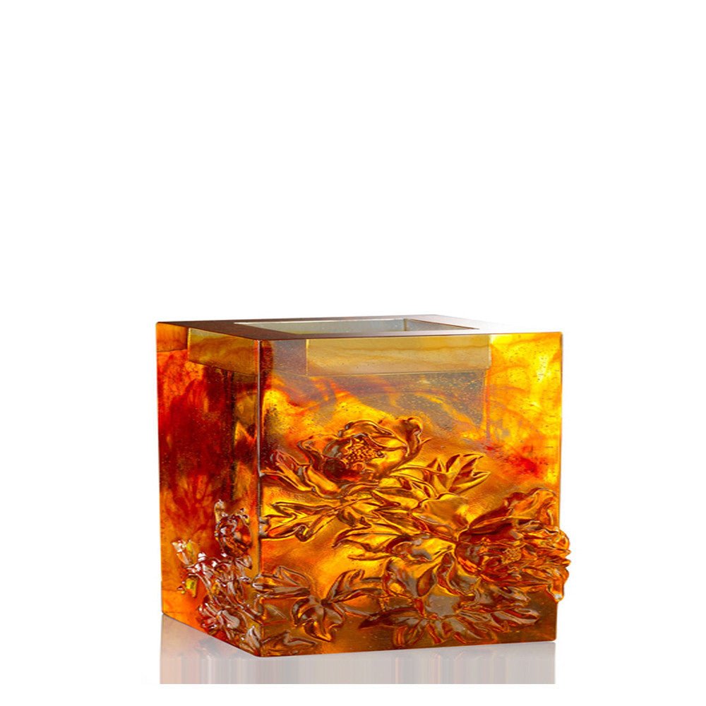 Crystal Candle Holder, Votive Candleholder, Heavenly Splendor (Small) - LIULI Crystal Art
