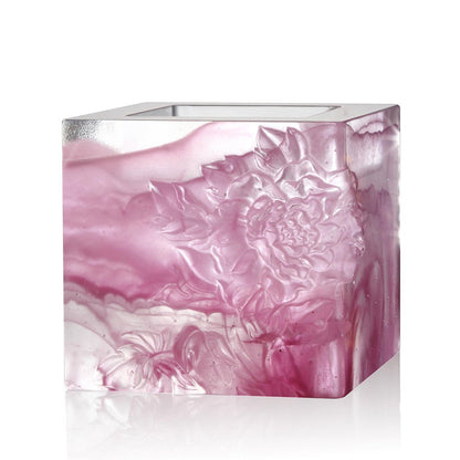 Crystal Candle Holder, Votive Candleholder, Heavenly Splendor (Small) - LIULI Crystal Art