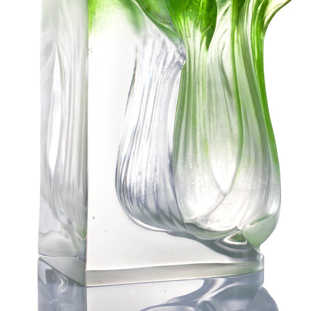 Crystal Chinese Cabbage, Bok Choy, Kitchen Decor, Outlast - LIULI Crystal Art