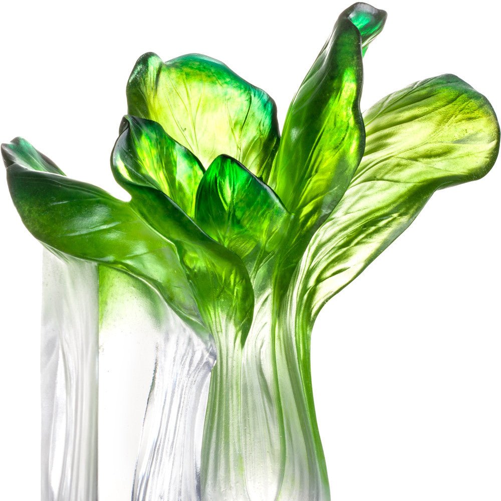Crystal Chinese Cabbage, Bok Choy, Kitchen Decor, Outlast - LIULI Crystal Art