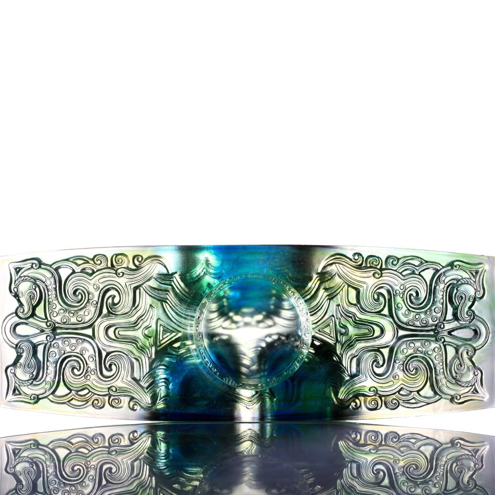 Crystal Chinese Vessel, Straightforward with Gentleness-Ding of Exquisite Harmony - LIULI Crystal Art