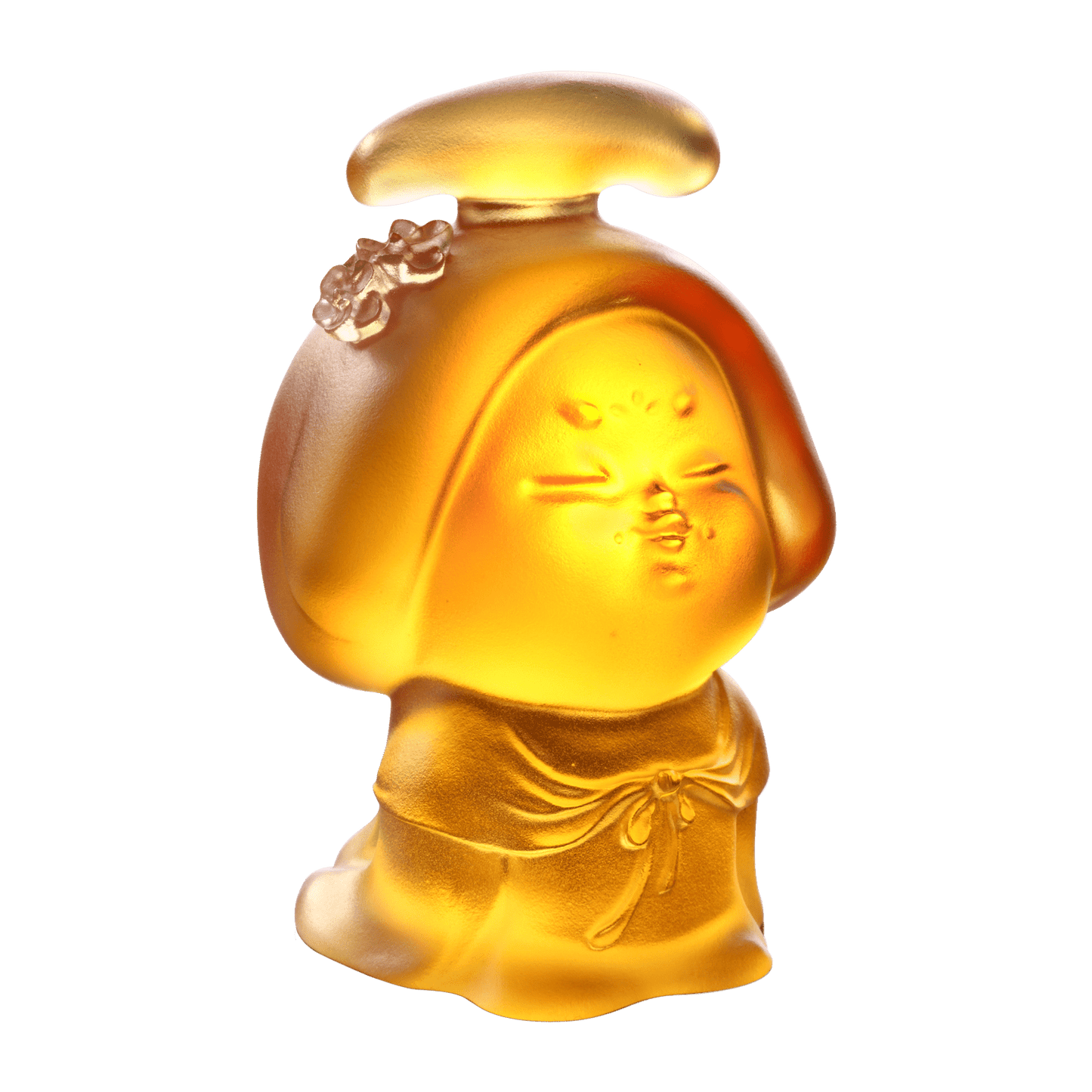 Crystal Desk Decor, Mini Woman Figurine, The Beauty of Tang Dynasty-Celebration of a Strong Woman - LIULI Crystal Art